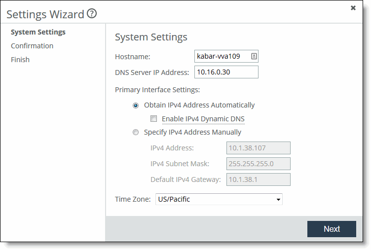 Configuring Network Settings