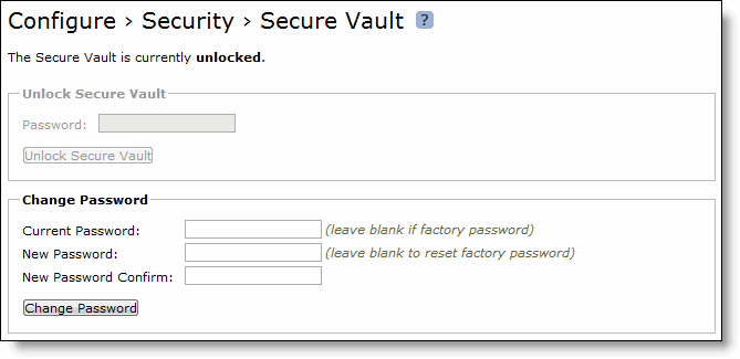Unlocking the Secure Vault