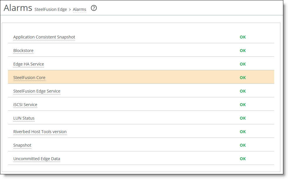 Storage Notification Viewing Storage Alarm Reports