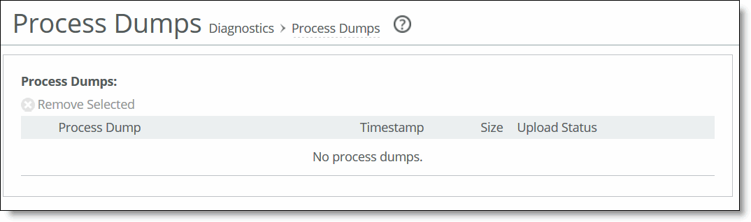 Viewing process dump files