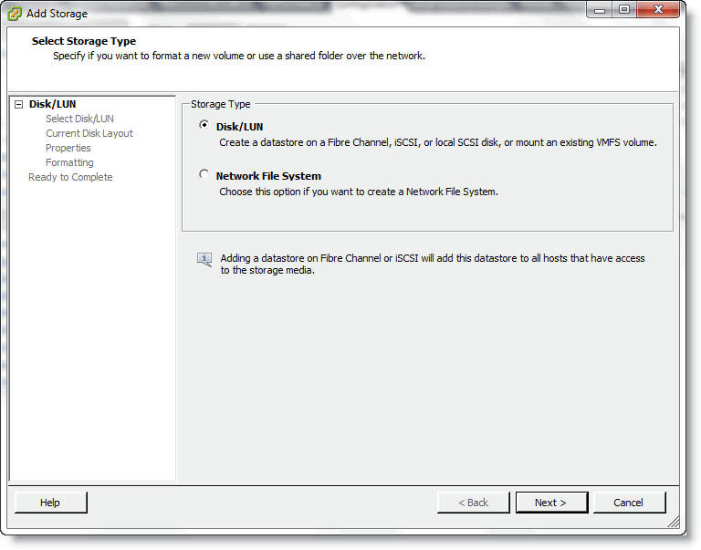 Adding SteelFusion Edge as an ESXi datastore