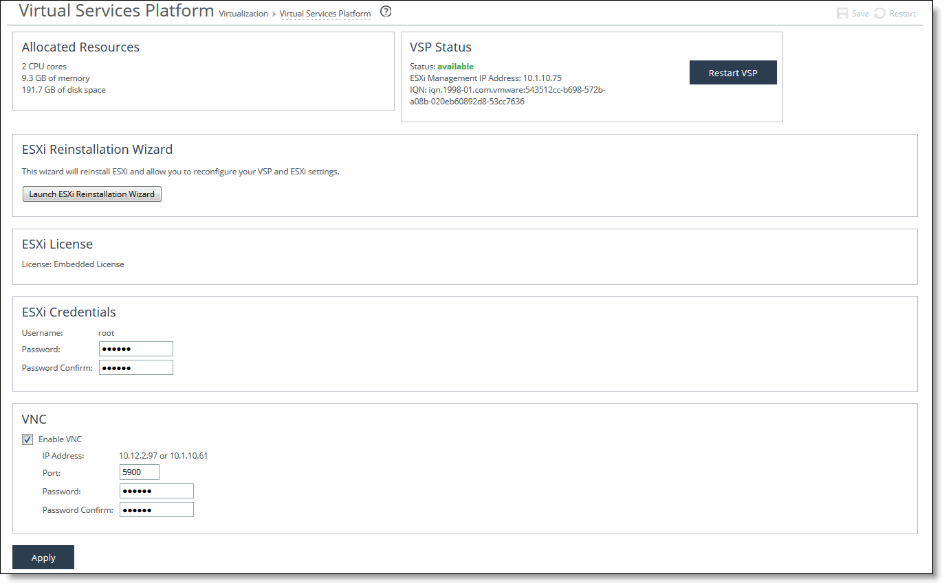 Vsp Explorer Setting up the Virtual Services Platform