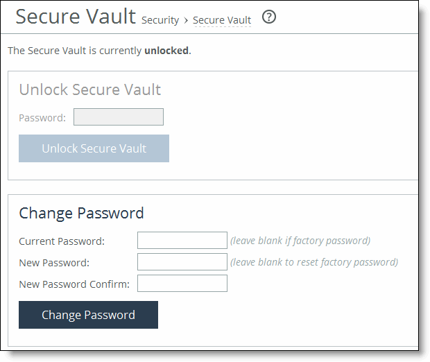Unlocking the secure vault